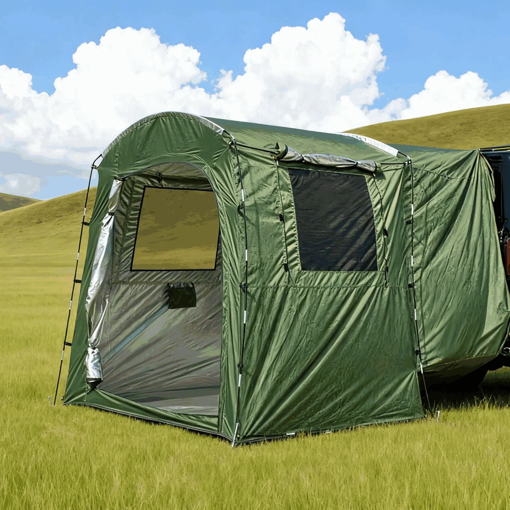 Outdoor Trunk Extension Tent 4 - Outdoor Camping Van Tent recension och pris