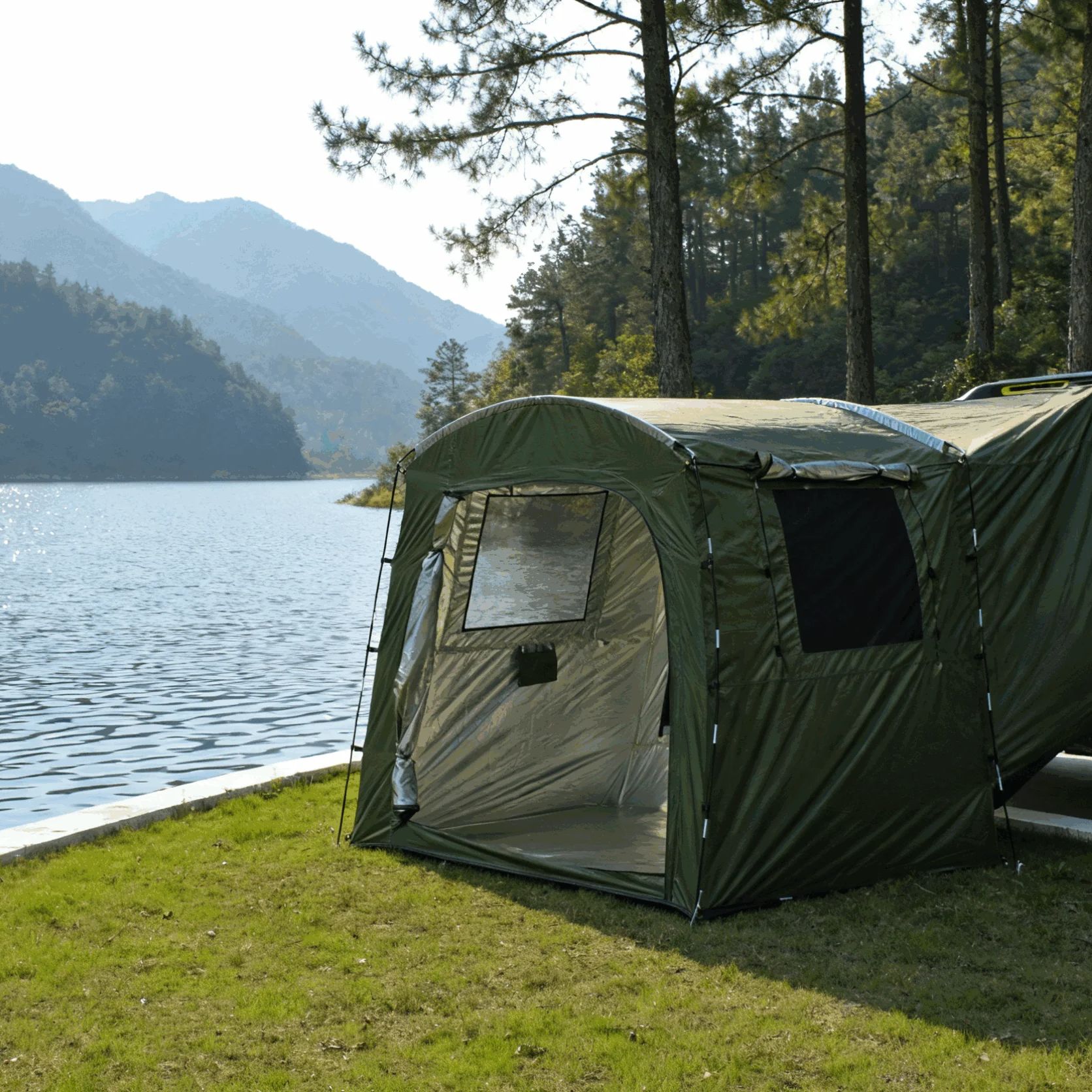 Outdoor Trunk Extension Tent 4 - Outdoor Camping Van Tent recension och pris